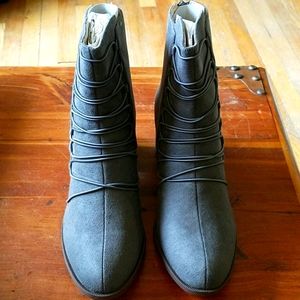 Grey booties